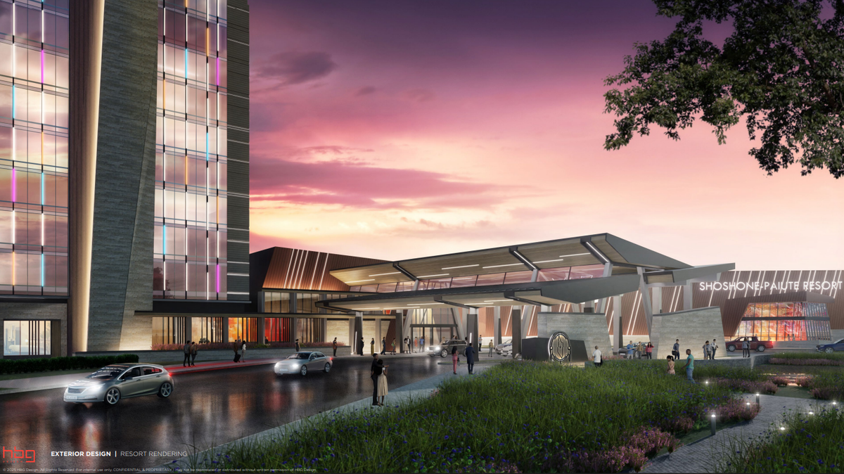 A digital rendering of the proposed casino.
