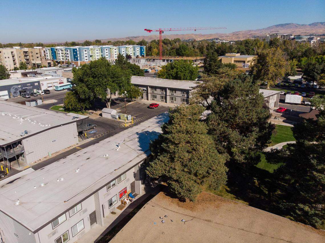 The city of Boise and Boise State University are looking to redevelop land they own where the city runs affordable housing for low-income tenants.