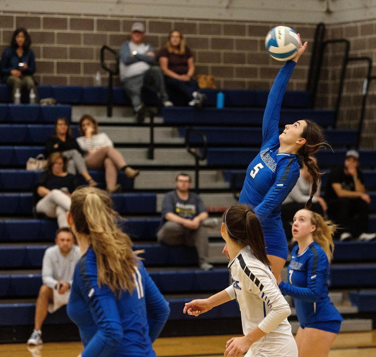 Timberline senior Ava Brickner is one two returning outside hitters for the Wolves, who were the 5A state runner-up last fall.