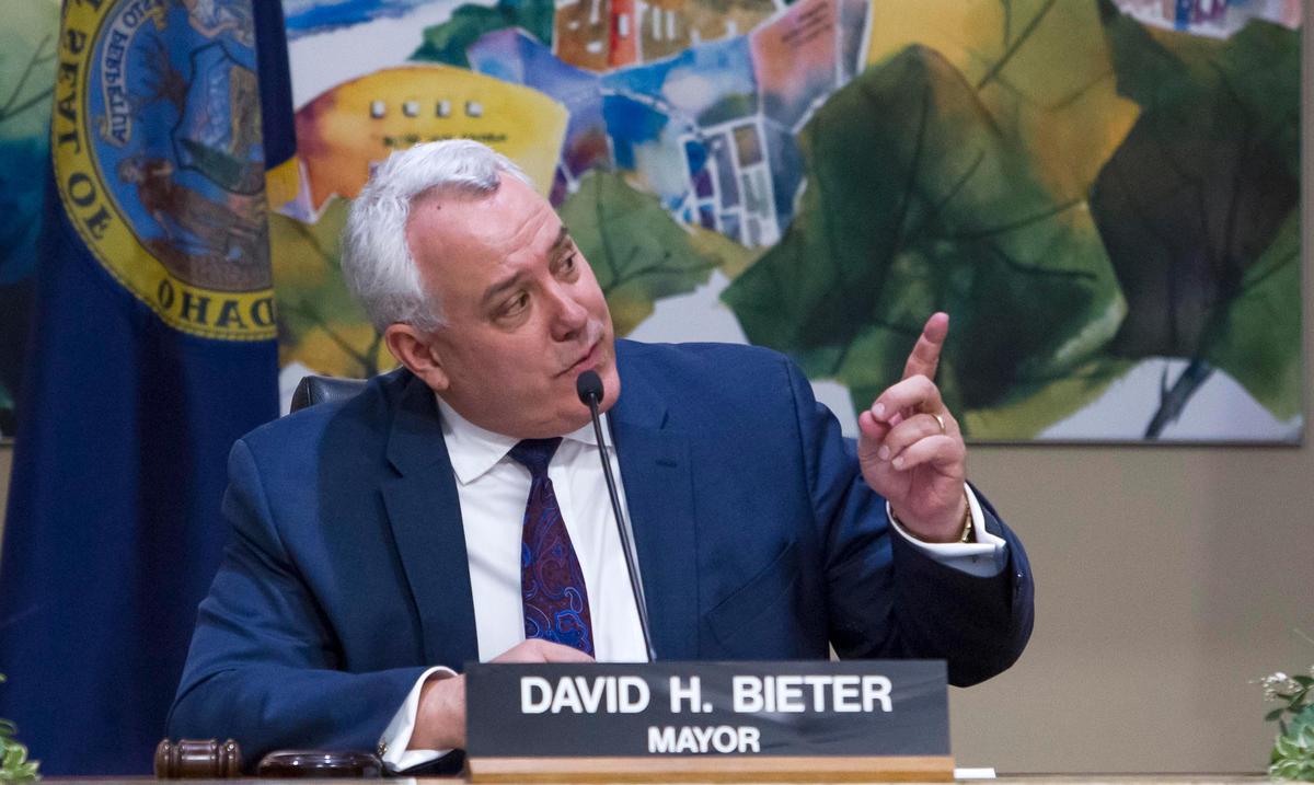 Former Mayor David Bieter resigned from the Capital City Development Corp. Board with four months left in his term.