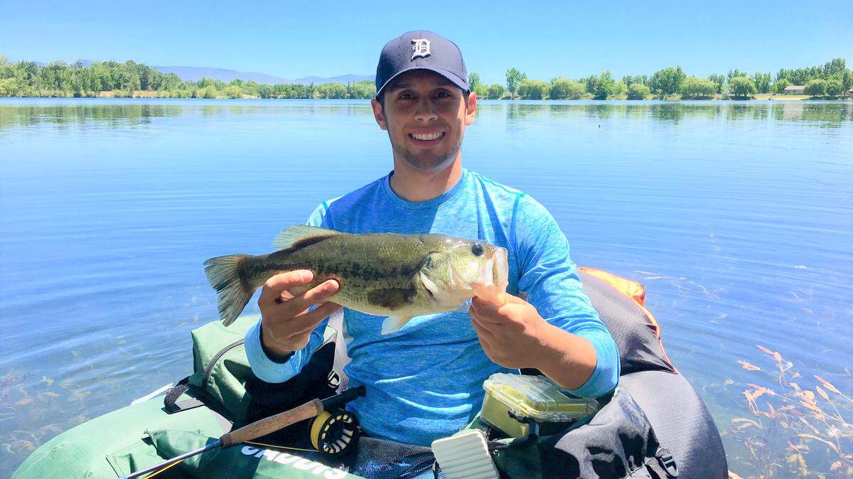 Fishing columnist Jordan Rodriguez enjoyed a successful debut catching bass on a fly rod at the Idaho2Fly Derby.