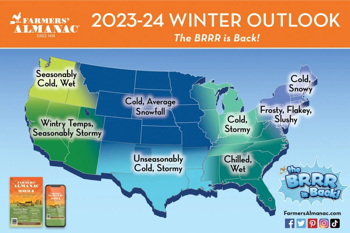 A seasonably cold and wet winter in the Pacific Northwest could mean an active winter for Idaho.