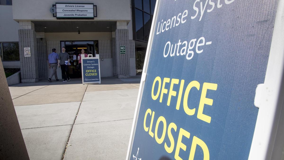 The Ada County Sheriff’s Office sent its driver’s license staff home by 11 a.m. Tuesday, amid continued problems with software overseen by the Idaho Division of Motor Vehicles.