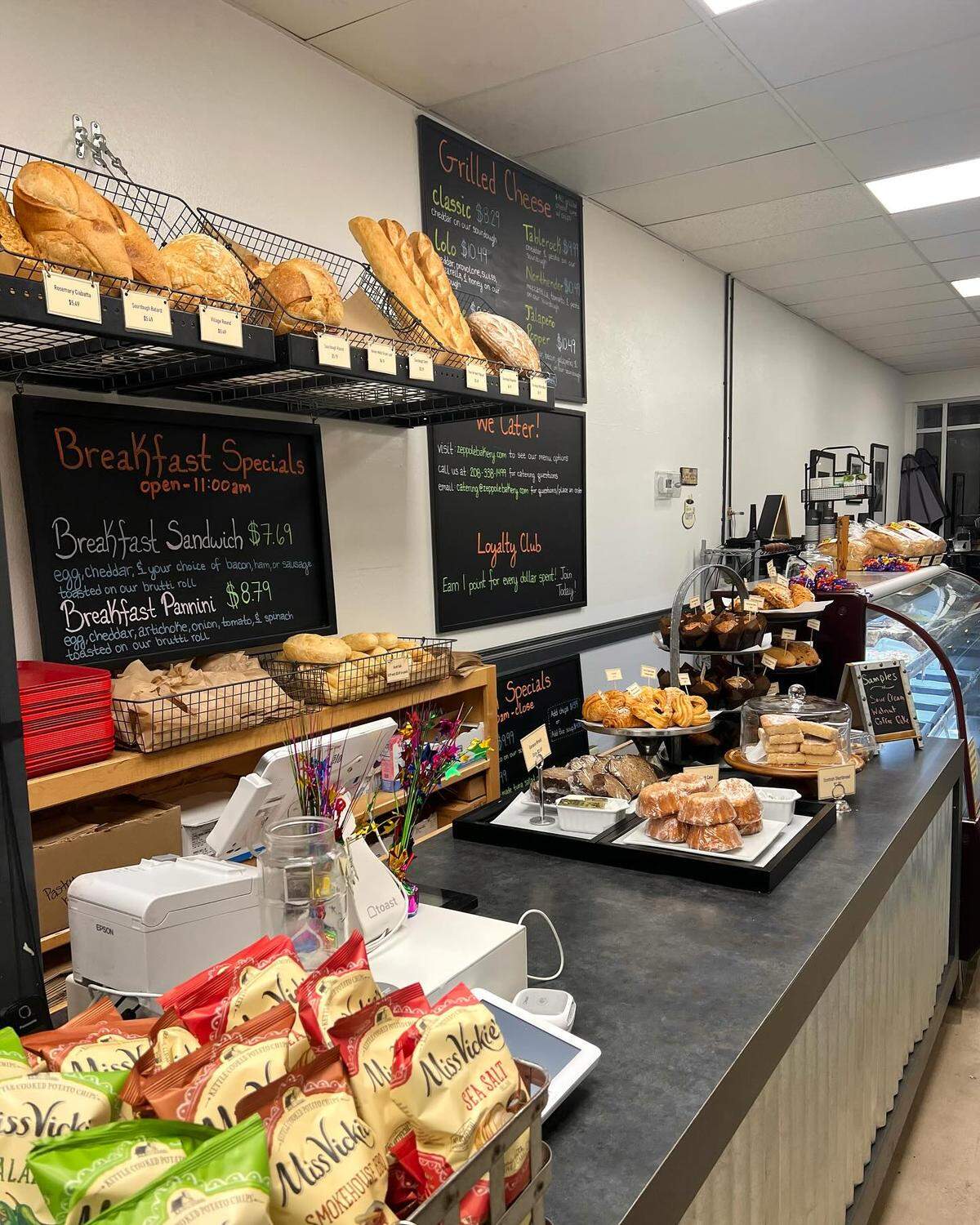 Less than 1,000 square feet, Zeppole’s downtown location sold baked goods, sandwiches, salads and more.