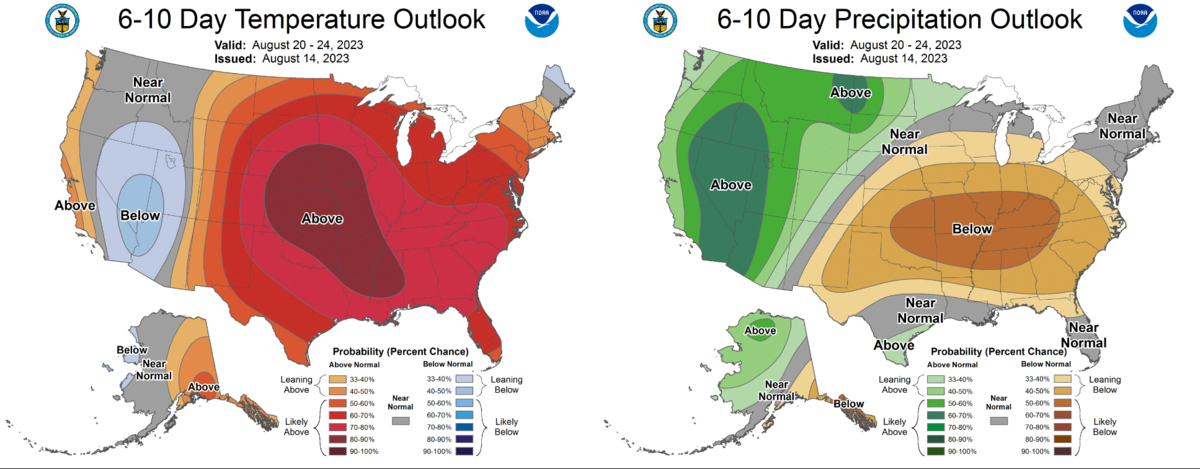 Monsoonal moisture will lower temperatures drastically and increase precipitation in Boise over the weekend and into next week.
