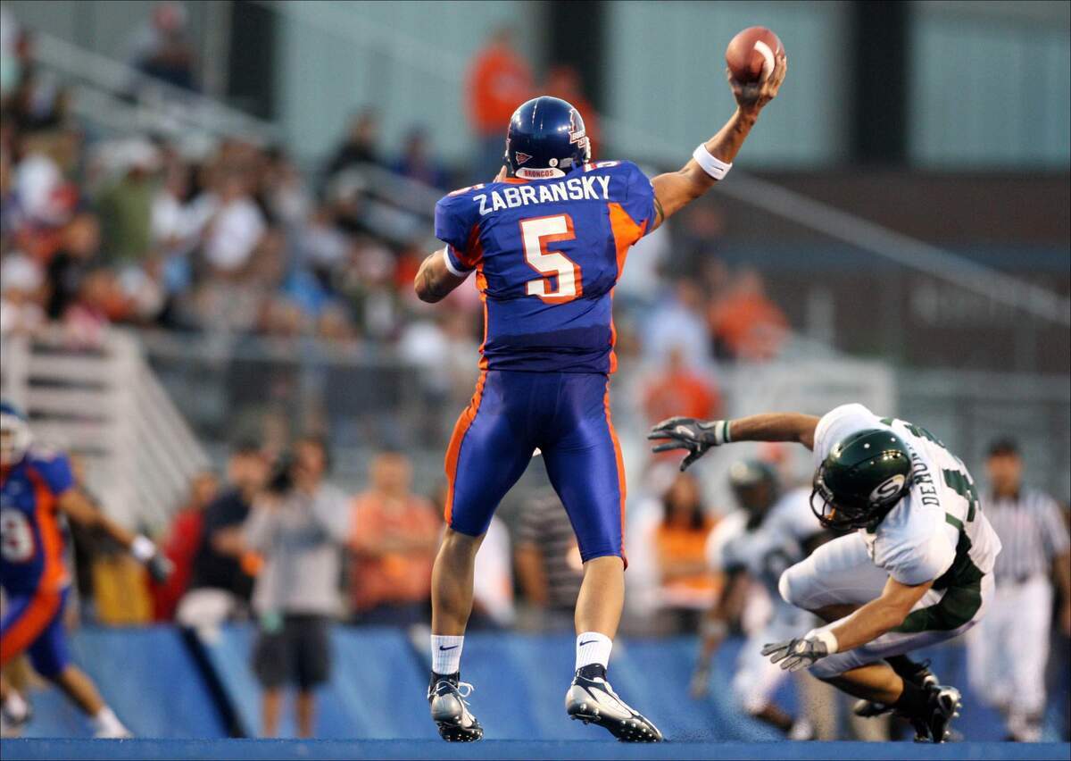 Jared Zabransky was Boise State’s quarterback for its first two undefeated regular seasons as an FBS program — in 2004 and 2006. The 2006 season ended with the program’s first Fiesta Bowl championship.