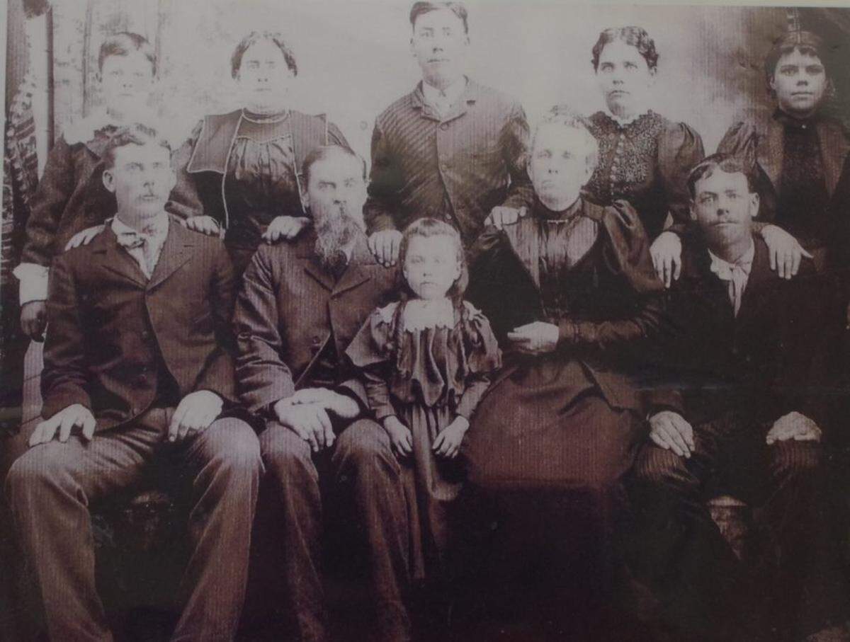 The Gill family traveled the Oregon Trail from Indiana and homesteaded in Grangeville in the late 1870s at Gill Point. The Gill family members are the longest continuous white residents of Idaho County.