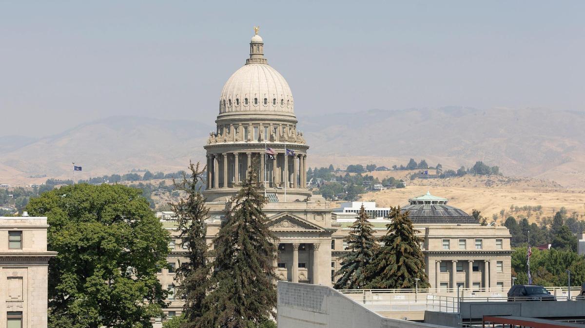 The Idaho State Capitol.