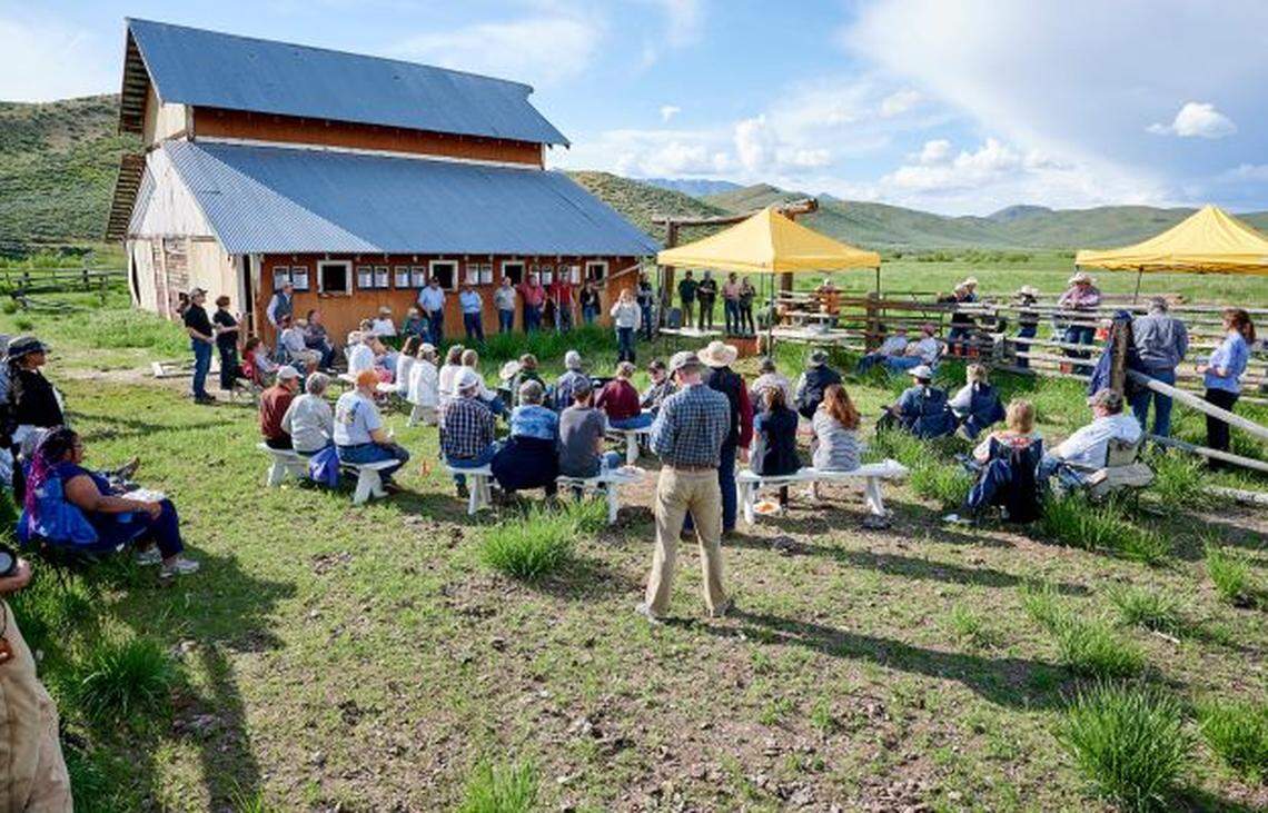 Sagebrush Saturdays held at Rinker Rock Creek Ranch help educate the public about range issues.