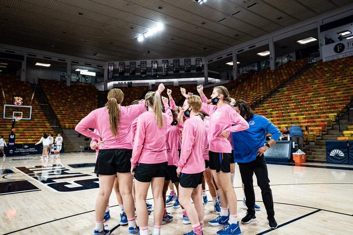 The Boise State women’s basketball team lost 63-55 to Utah State on Saturday afternoon at Dee Glen Smith Spectrum in Logan, Utah.