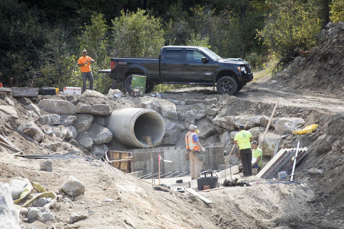 Water from Bogus Creek can be diverted into a new reservoir, which will store water for making snow.