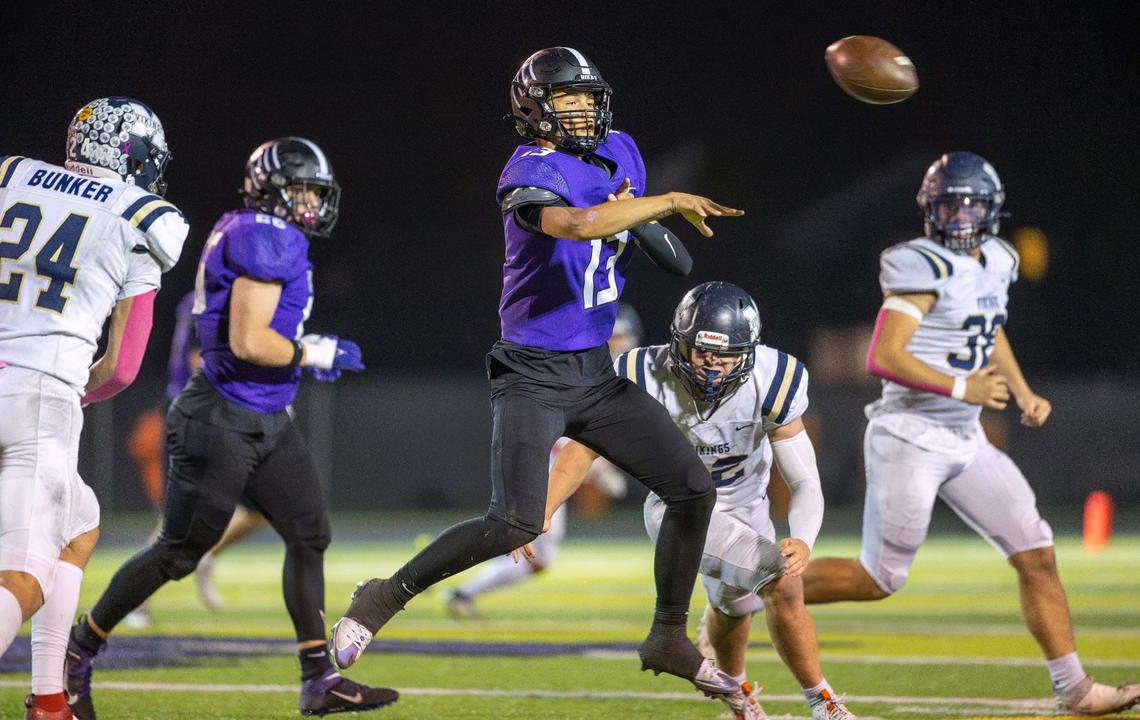 Rocky Mountain senior quarterback Austin Rovig passed for 365 yards and five touchdowns in a 46-17 win over Middleton.