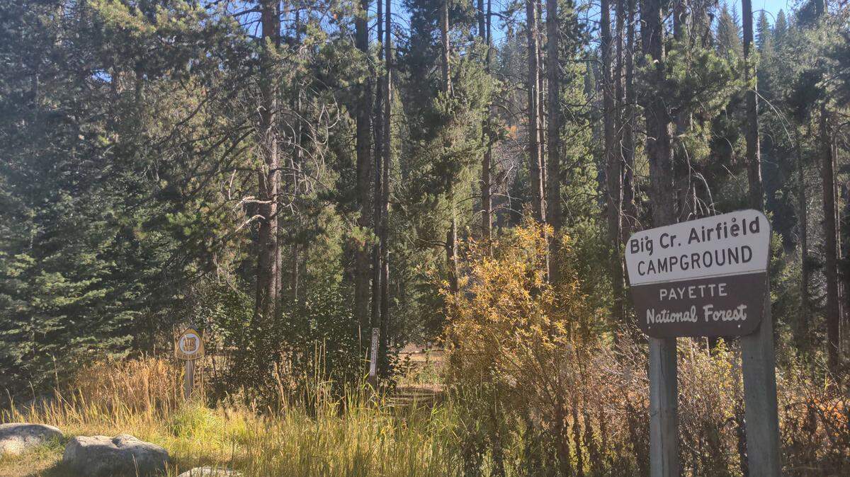 Big Creek Airfield Campground is located near the “Big Creek Four” landing strips in the Frank Church-River of No Return Wilderness.