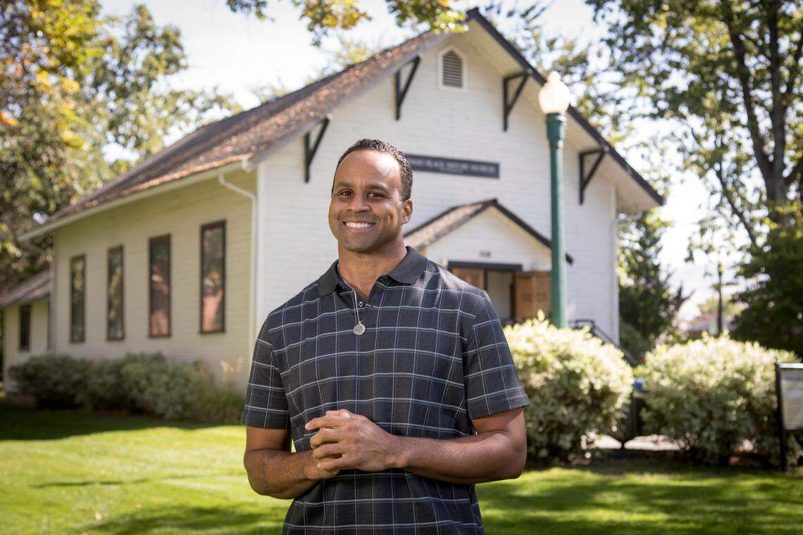 Phillip Thompson, 42, is the board president and executive director of the Idaho Black History Museum.
