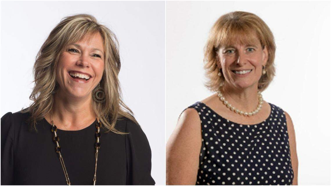 Former Nampa City Council member Jean Mutchie, left, announced she wouldn’t run for reelection because of the level of uncivil debate in the community, and former Nampa schools superintendent Paula Kellerer resigned from her position, citing division, and urged new board members to take time for professional development.