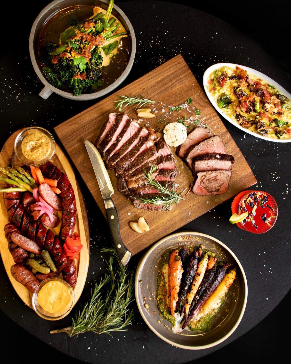 High-quality steak and often-creative side dishes drive the dinner menu at Hemlock, which also will be open for breakfast and lunch daily.