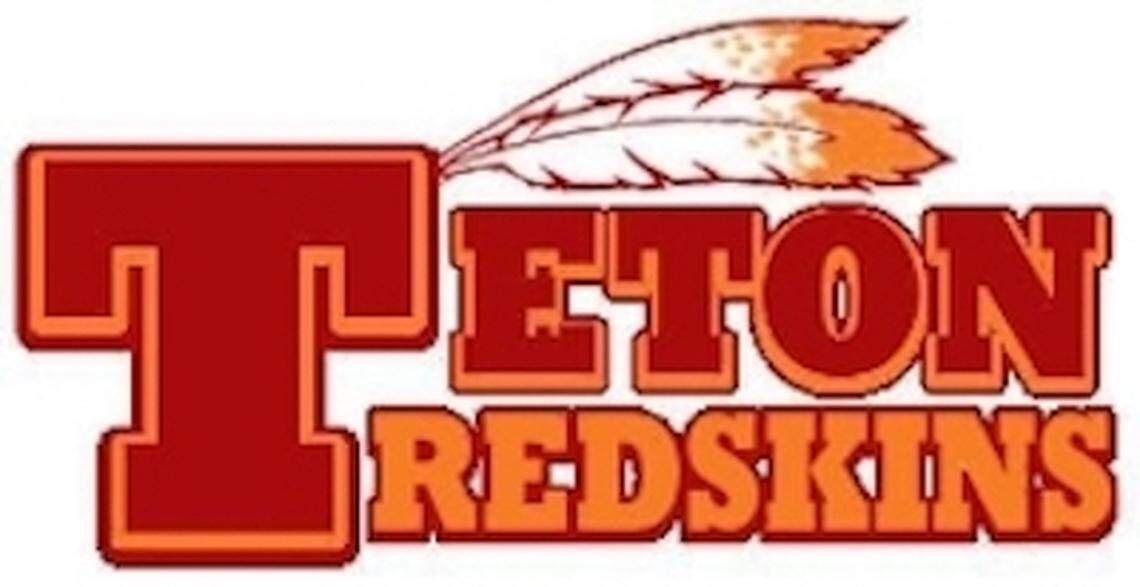 The current logo for the Teton Redskins no longer uses an Indian head.