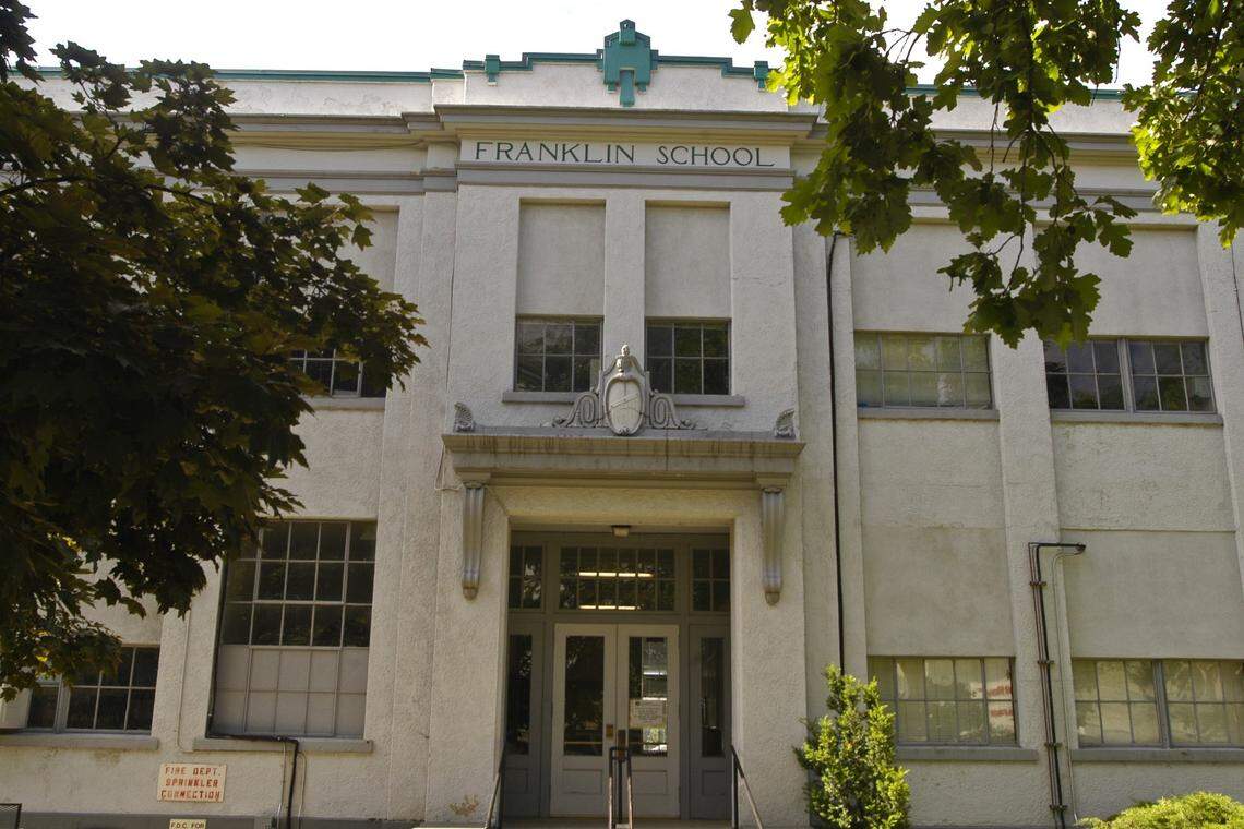 The Boise School District tore down the old Franklin Elementary School in 2009 and sold the land.