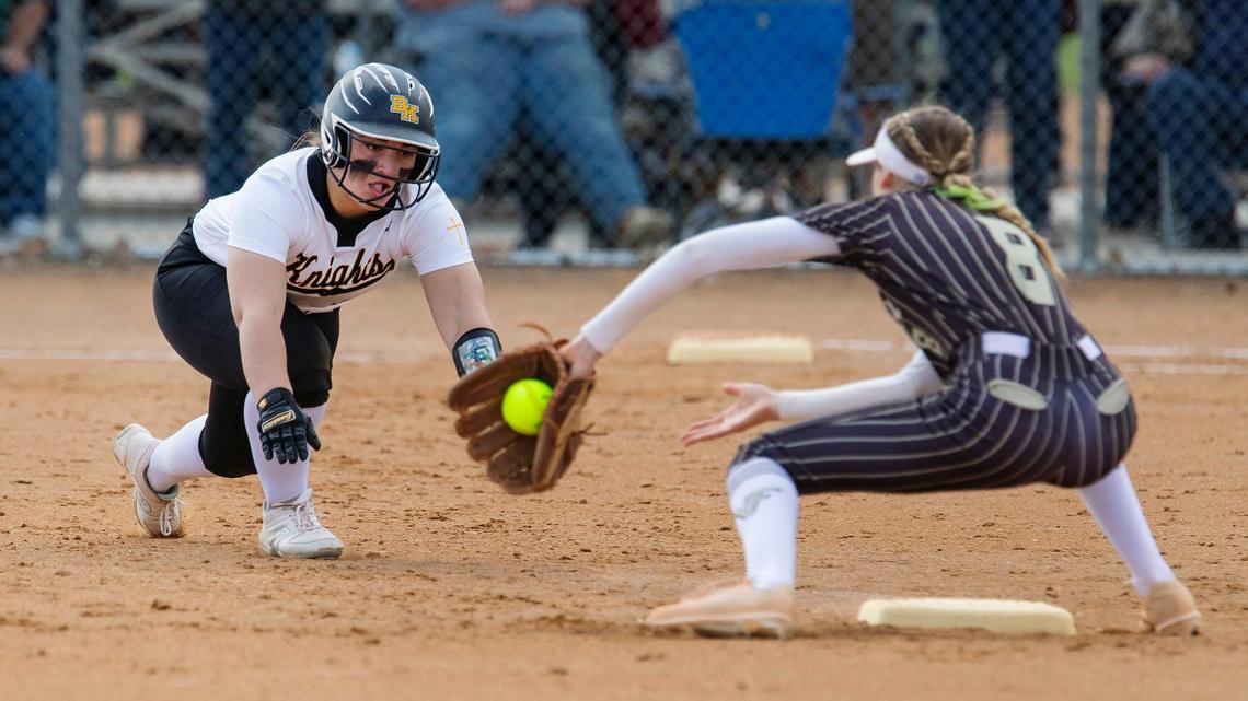 Harper Campanella, left, was one of five Bishop Kelly players elected to the all-conference first team in the 4A SIC by the league’s coaches.