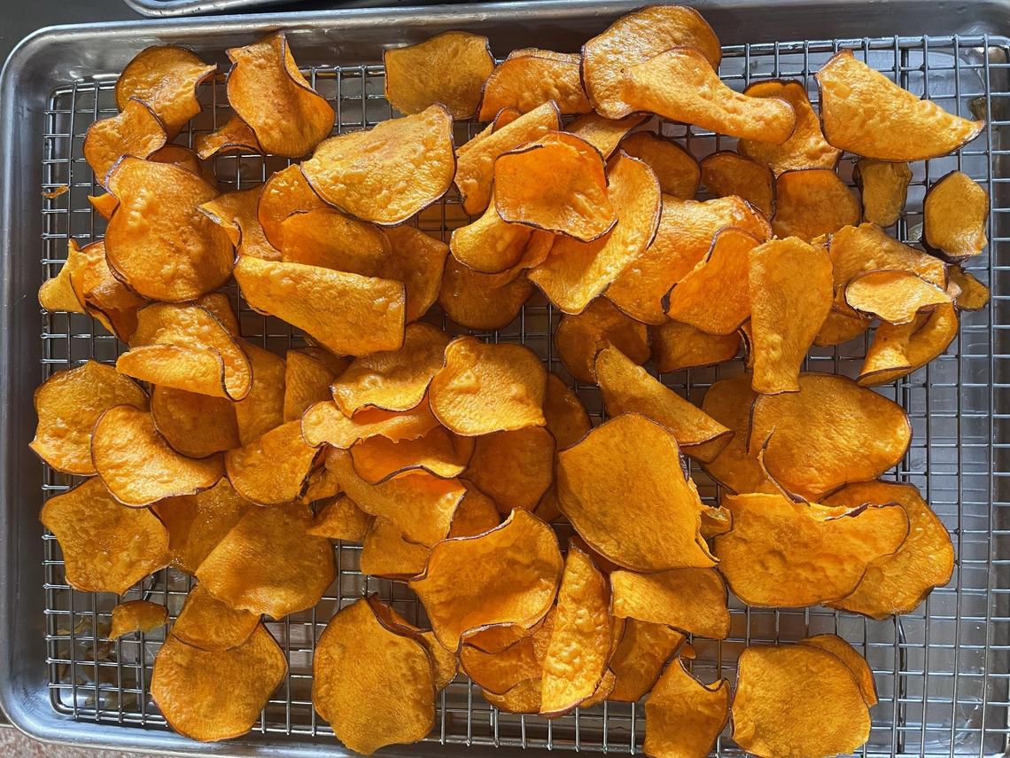 McDougal has expanded his research on pulse electric field technology to sweet potato chips.
