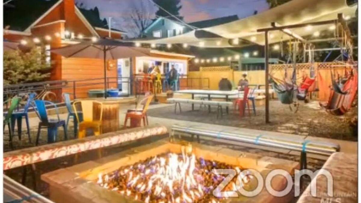 A rendering of the outdoor space at Franklin House, a beer garden in Boise’s North End that ceased operation after being told that its operations were violating city zoning law.