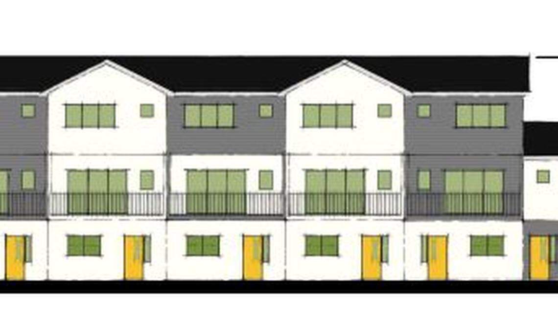 The ColeBluff Cottages, which received preliminary plat approval Tuesday from the Boise City Council, will feature 32 attached homes and seven detached residences at Cole and Fairview roads. The site was the longtime home of Cole Elementary School.
