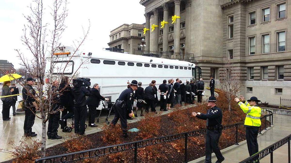 At some of the demonstrations multiple arrests took place due to protester’s refusals to move or leave.