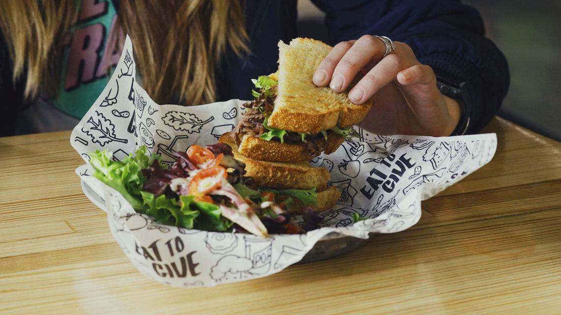 Even Stevens initially was known for giving money to Boise charities, but it suspended the program when financial woes began.