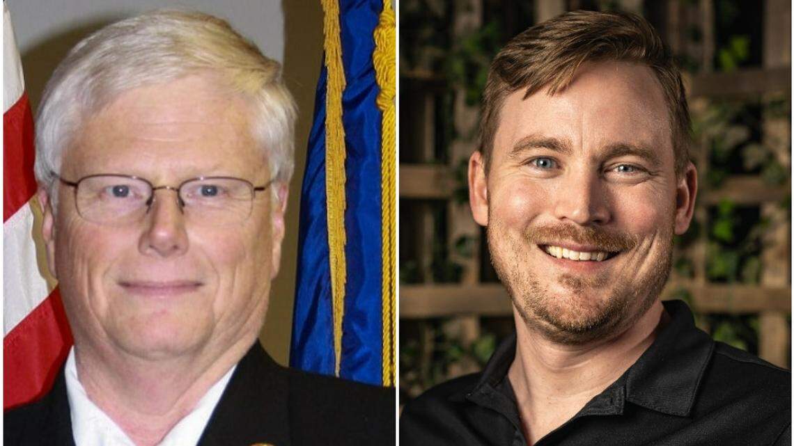 Mark Wendelsdorf, left, is the fire district manager for Caldwell Rural Fire District. Matthew Lind, a local Canyon County business owner, right. The two were suggestions for an empty Caldwell City Council seat.