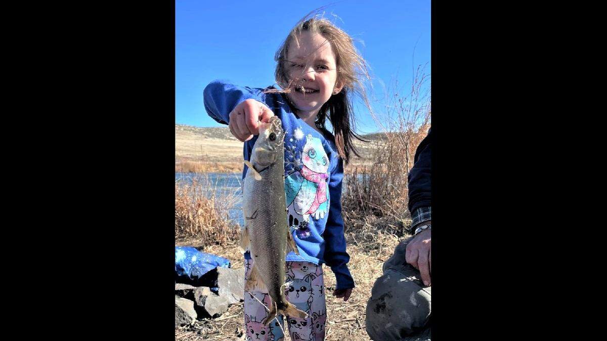 A 5-year-old girl from Salmon, Idaho, hooked a record-breaking peamouth from the Snake River on Feb. 25, 2023, wildlife officials said.