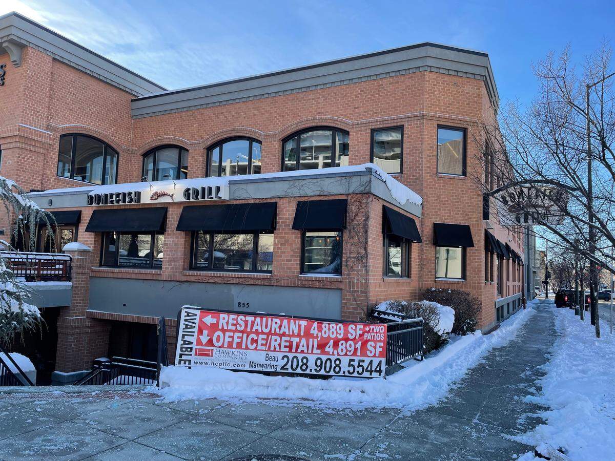 Although Bonefish Grill has closed, the banner out front advertising available restaurant space refers to the spot next door still remembered by many Boiseans as Ha’Penny Bridge Irish Pub. More recently, it was home to BoDo Barrelhouse and Deluca's.
