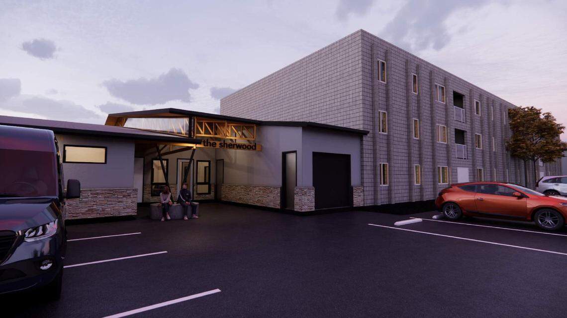 Northwest Real Estate Capital Corp. would repurpose the aging University Park Apartments at 860 W. Sherwood St. to provide housing and supportive services for families experiencing homelessness in Boise.