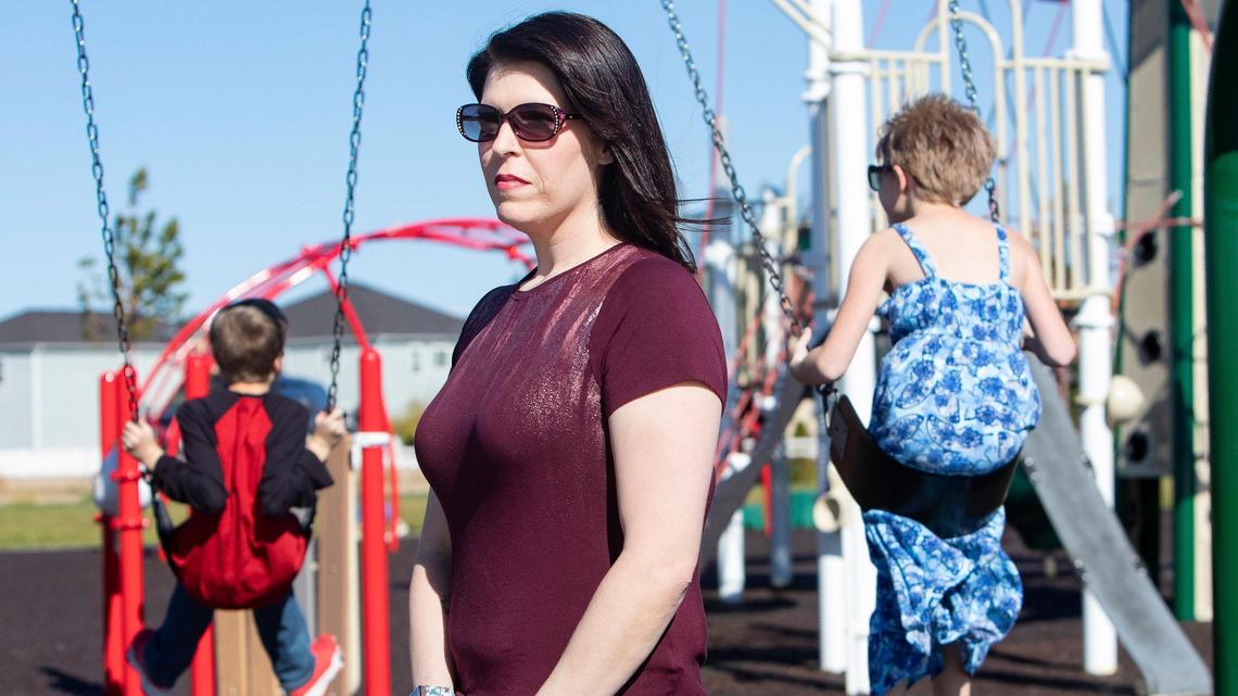 Heather Haines says she and her family became ill with COVID-19 after her elementary school student was exposed to the virus in class in the Vallivue School District. The family was not notified of a COVID-19 case in the child’s classroom.