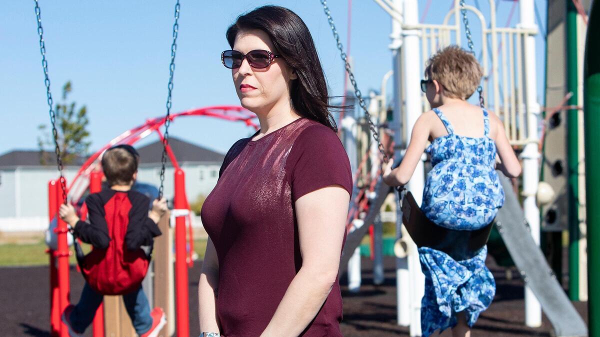 Heather Haines says she and her family became ill with COVID-19 after her elementary school student was exposed to the virus in class in the Vallivue School District. The family was not notified of a COVID-19 case in the child’s classroom.