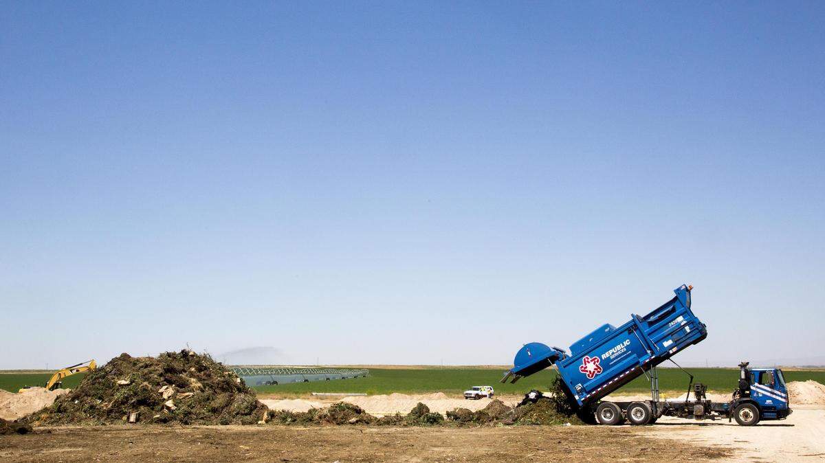 Boise trash, recycling and compost collector Republic Services has dumped more than 31,000 tons of material at a composting yard at Boise’s Twenty South Farm. City residents have claimed 1,350 yards of finished compost, and Boise has sold or itself used 8,600 yards.