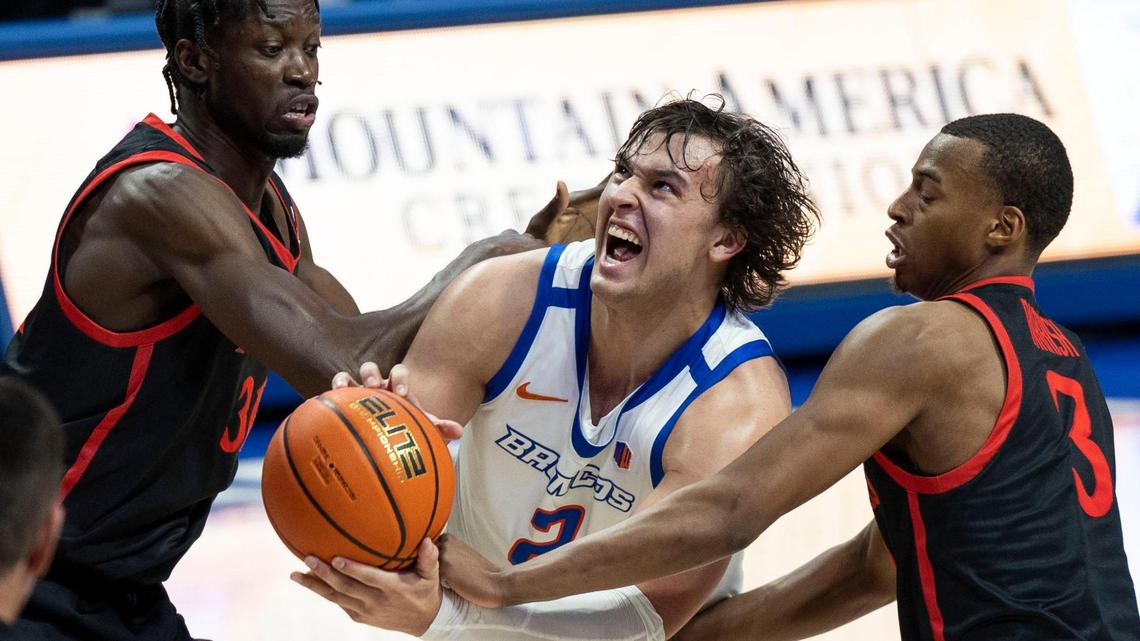 Boise State forward Tyson Degenhart was named to the All-Mountain West first team in a vote of the league’s coaches.