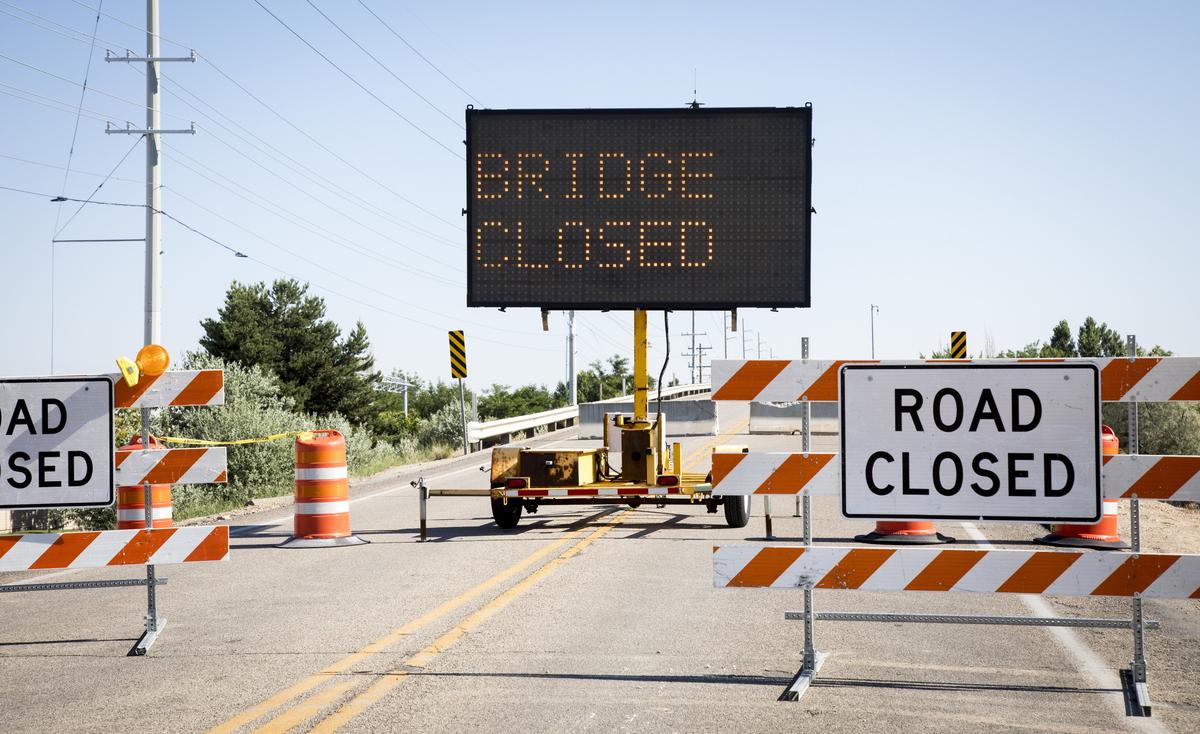 The Cloverdale bridge overpass, deemed unsafe after a fatal crash on I-84 below, is closed. The state plans to replace the 52-year-old bridge with a longer, wider one.