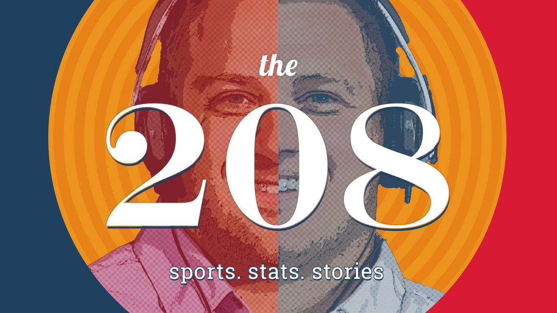 The logo for “The 208” sports podcast