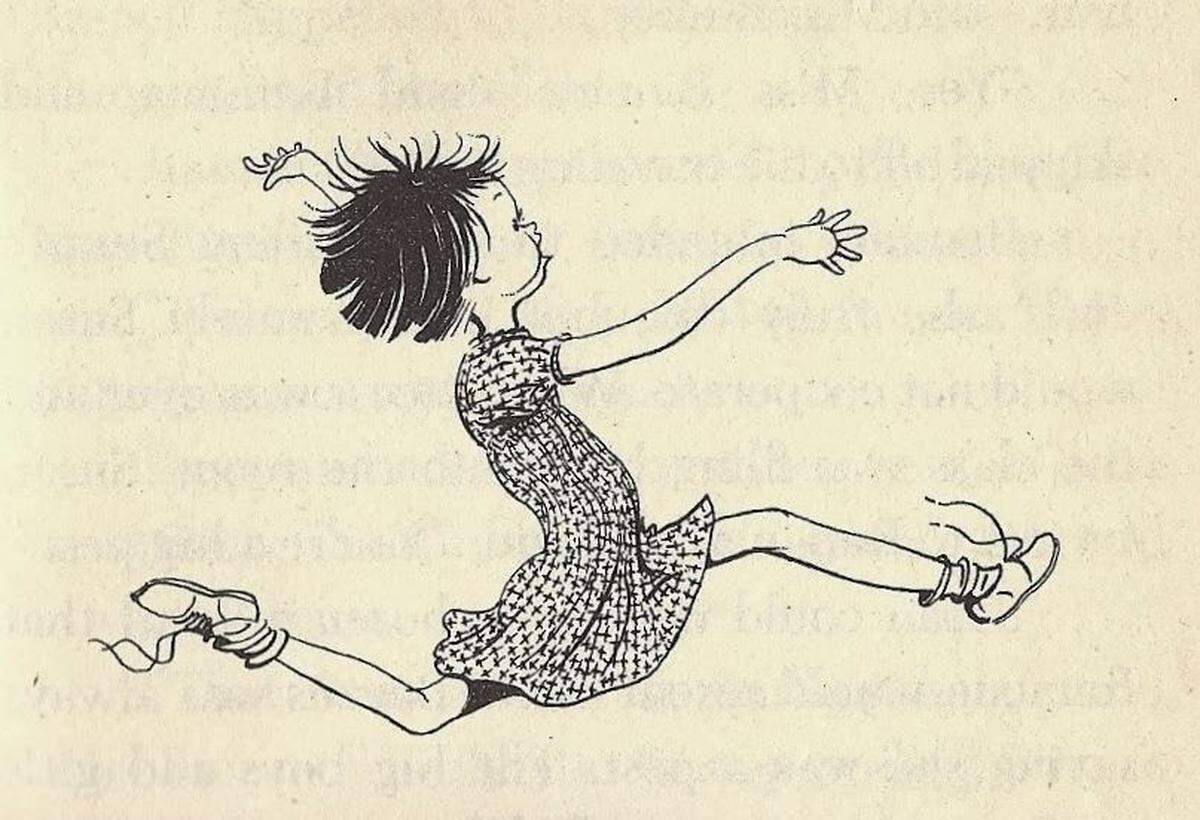 Ramona Quimby, as shown in the 1968 book “Ramona the Pest.” Illustration by Louis Darling.