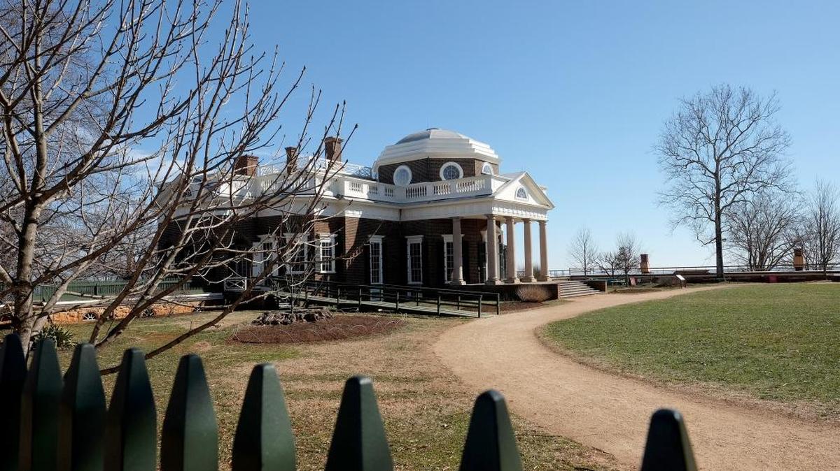Monticello, home of Thomas Jefferson in Charlottesville, Virginia, was a 5,000-acre working plantation. Caretakers of the historic site are working to tell the stories of the 607 slaves Jefferson owned during his lifetime.