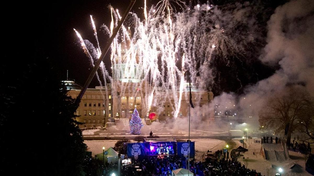 Get ready to ring in 2018 at the Idaho Potato Drop Sunday, Dec. 31, in front of the Capitol.