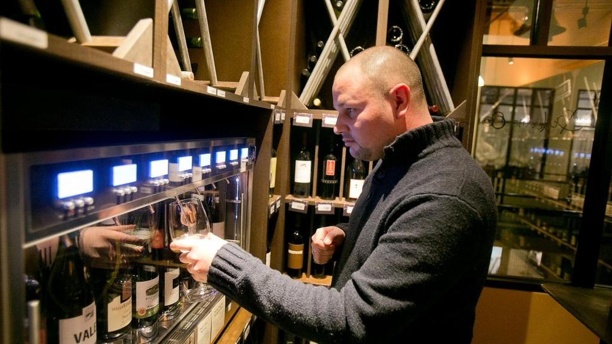 The wine-dispensing system at Bodovino in Boise has been popular since it opened in BoDo. A second location is slated to open this month in Meridian with a larger food menu.