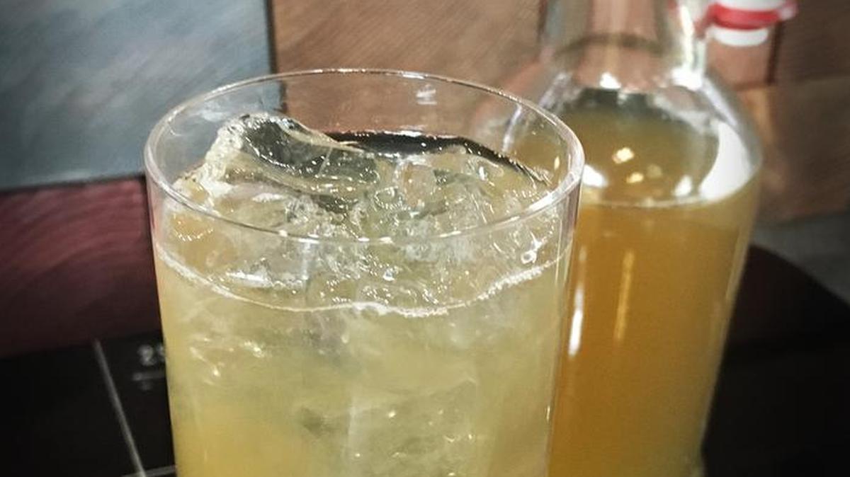 English-style, or clarified milk punch.