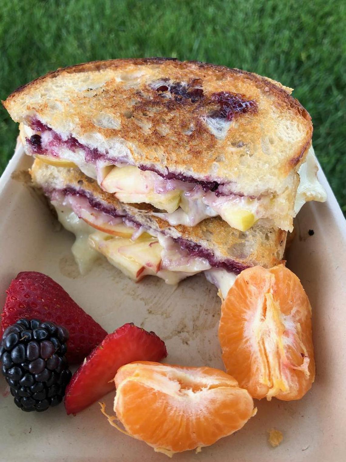 What the heck is that, you ask? It’s a huckleberry grilled cheese from B-Town Bistro, and it might change your life.