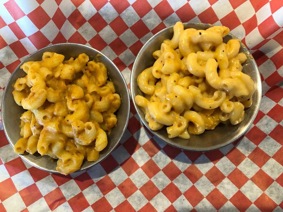 They do amazing things for the vegan and gluten-free crowds with mac and cheese dishes at BBQ4Life.