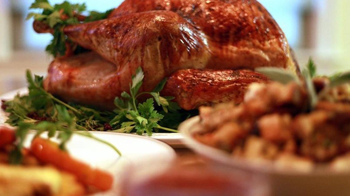 A classic roasted turkey.