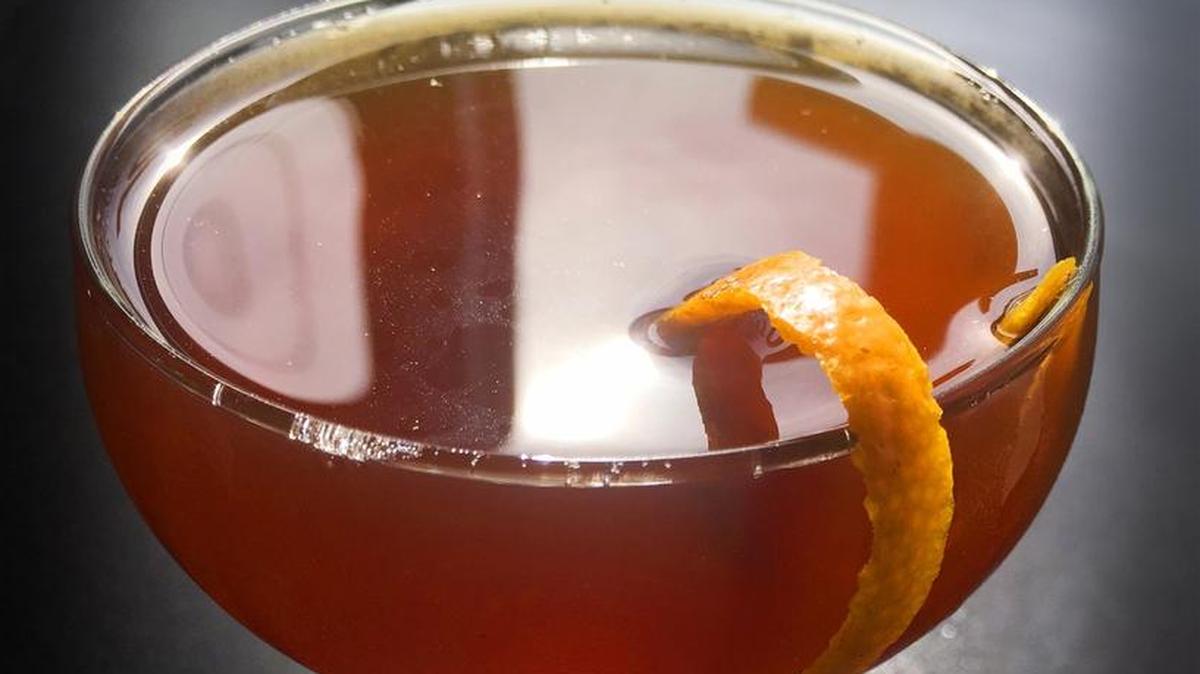 A Capitol Bar original, the Luger pairs Larceny bourbon with orange bitters and gingerbread syrup and is served in a classic coupe glass.