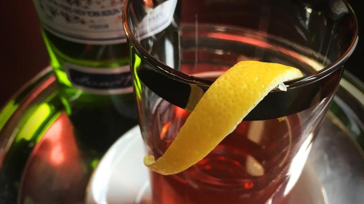 Considered one of the oldest American cocktails (circa 1830), the Sazerac is a sublime digestif that pairs licorice-flavored absinthe with American rye whiskey, and a great way to settle that post-Thankgiving bloat.