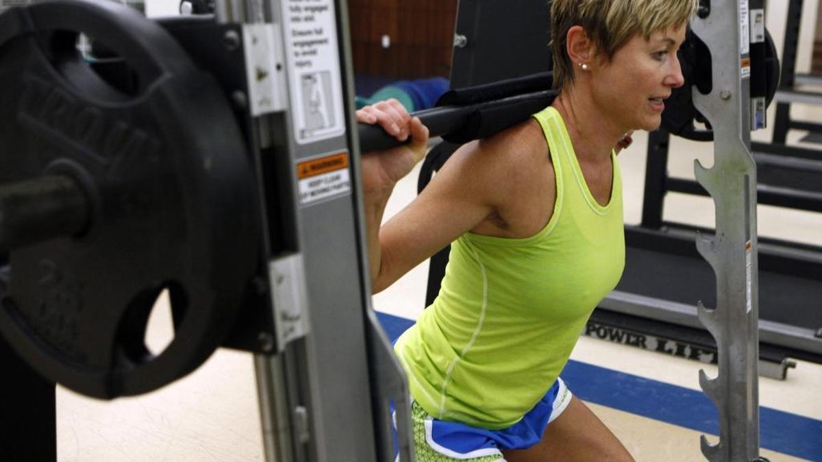Physiological differences prevent women from bulking up like men do from weight training.
