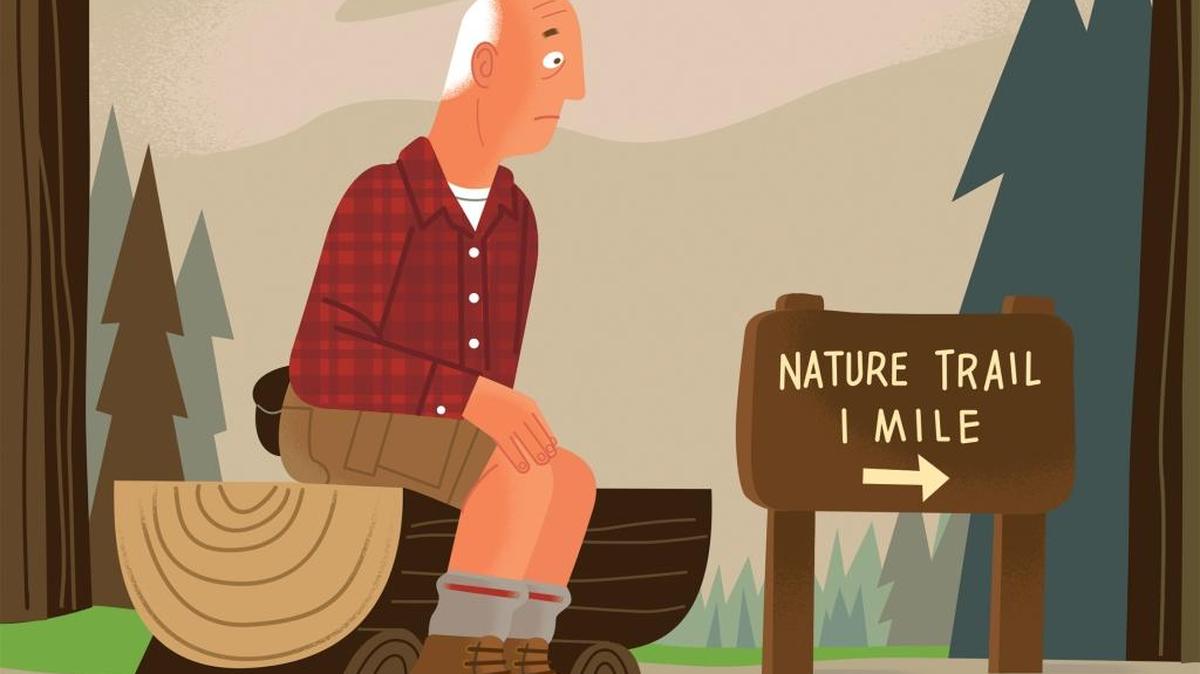 Avoiding walking, due to the pain, could be the exact opposite response recommended.